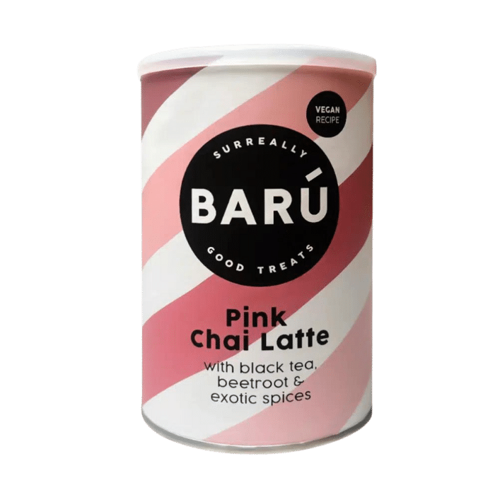 Pink chai latte
