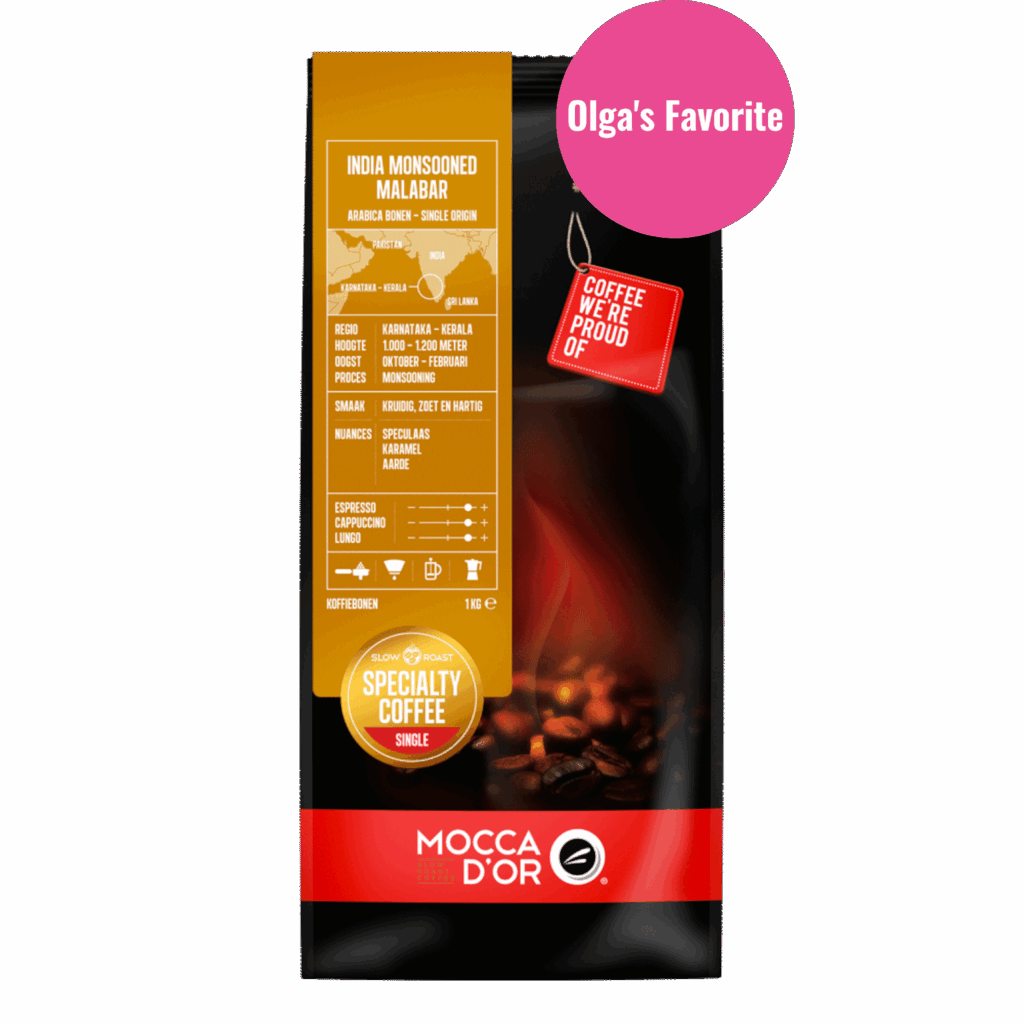 India Monsoonsed Malabar - 100% Arabica - Single Origin - Olga's Favoriet